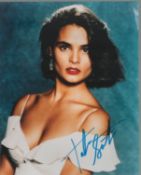 Talisa Soto signed James Bond 10x8 colour photo. Good condition. All autographs come with a