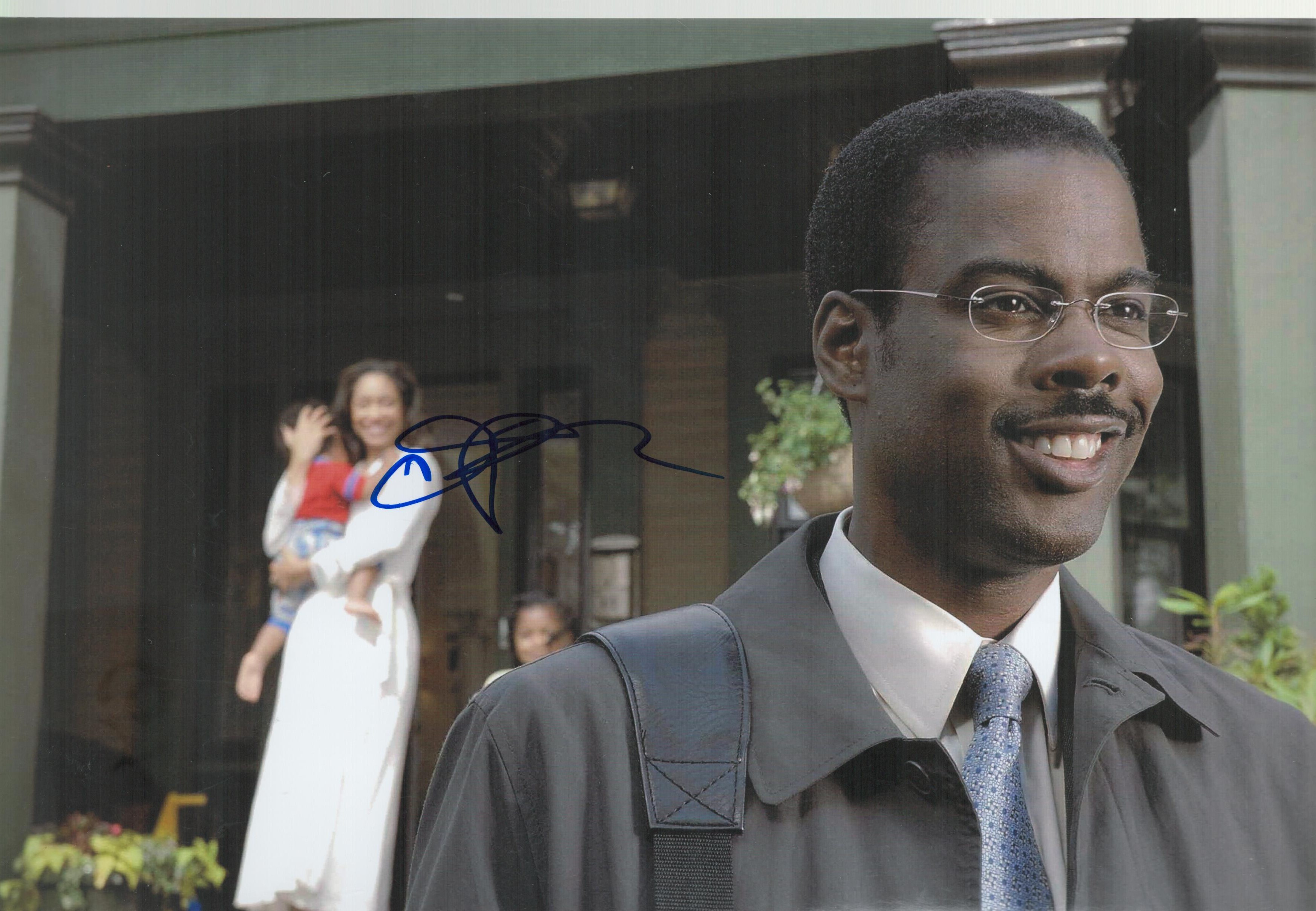 Chris Rock signed 12x8 colour photo. Good condition. All autographs come with a Certificate of