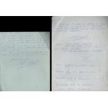 Tirpitz Raid veteran Philip Tetlow multiple page ALS dated 11 February 1980 in which he writes about