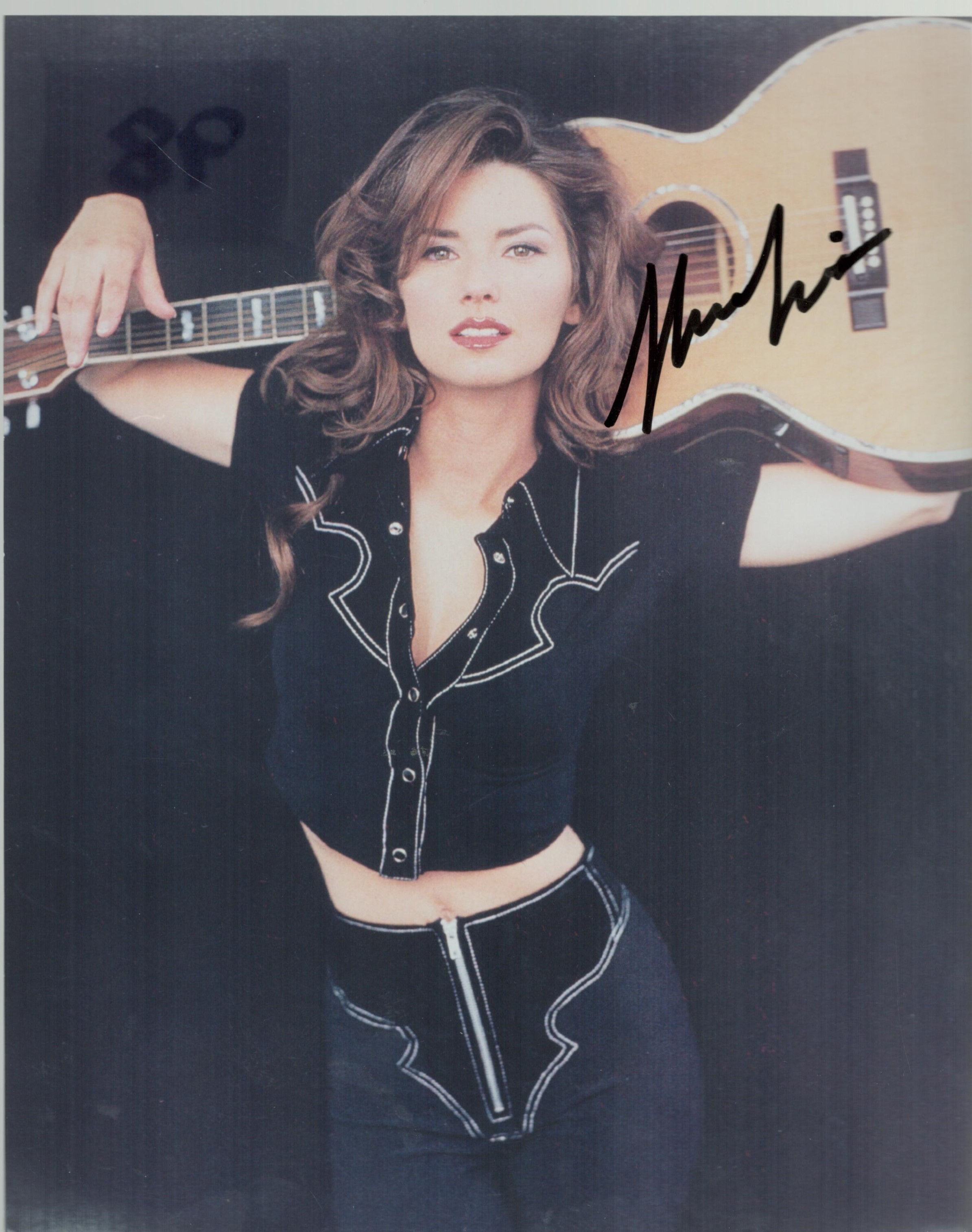 Shania Twain signed 10x8 colour photo. Good condition. All autographs come with a Certificate of