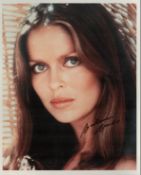 Barbara Bach signed 10x8 colour photo. Good condition. All autographs come with a Certificate of