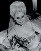 Barbara Windsor signed vintage 10x8 black and white photo. Good condition. All autographs come