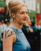 Kate Winslet signed 10x8 colour photo. Good condition. All autographs come with a Certificate of