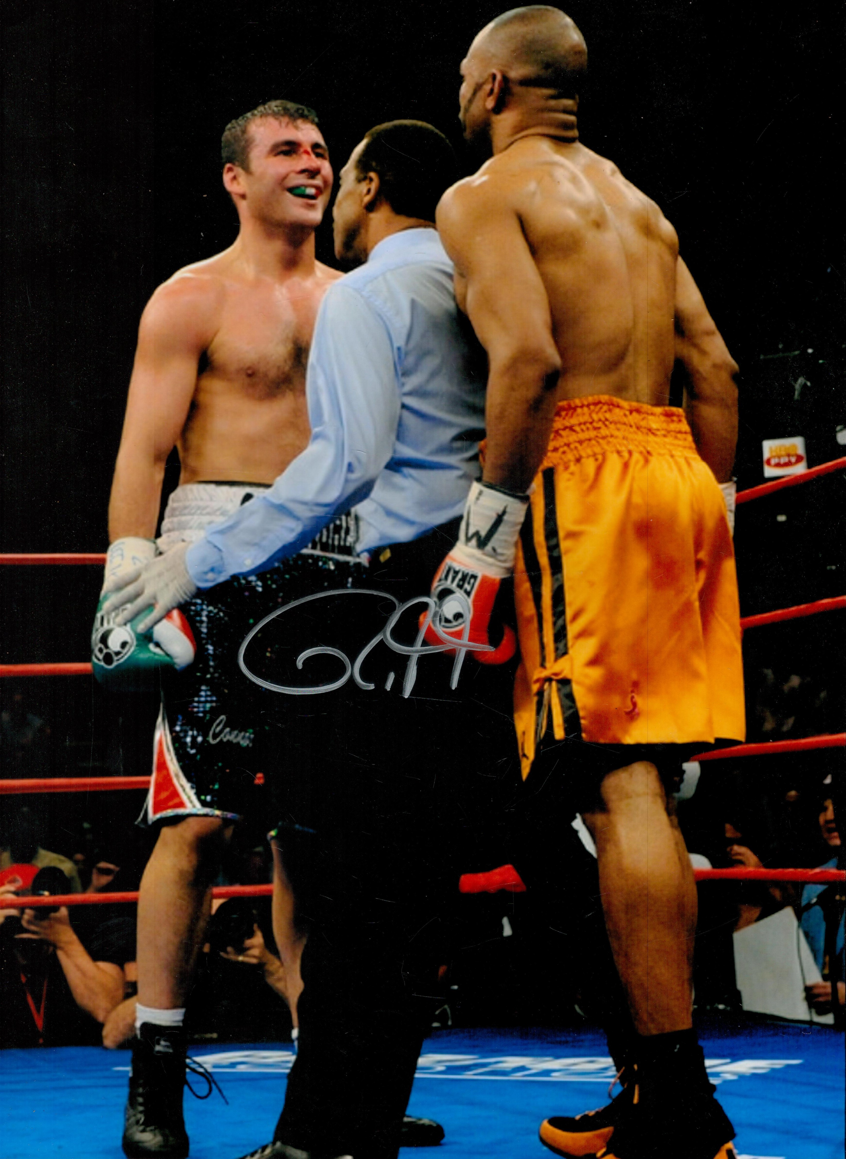 Boxing Roy Jones signed 16x12 colour photo pictured before his fight with Joe Calzaghe. Good