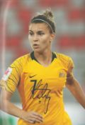 Football Steph Catley signed Australia 12x8 colour photo. Stephanie-Elise Catley (born 26 January