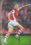 Football Steph Catley signed Arsenal 12x8 colour photo. Stephanie-Elise Catley (born 26 January
