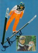 Ski Jumping Sven Hannawald signed 6x4 colour promo photo. Good Condition. All autographs come with a