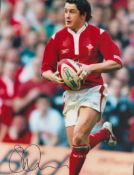Rugby Shane Williams signed 16x12 colour photo pictured celebrating playing for Wales. Good