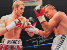 Boxing, Tony Jeffries signed 16x12 colour photograph signed in silver marker pen. Jeffries (born 2