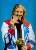 Olympics Rebecca Adlington signed 12x8 colour photo. Rebecca Adlington OBE (born 17 February 1989)