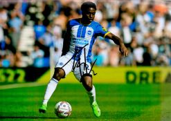 Football Tariq Lamptey signed Brighton 12x8 colour photo. Good Condition. All autographs come with a