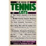 The Book of Tennis Lists Edited by Norman Giller 1985 First Edition Hardback Book with 208 pages