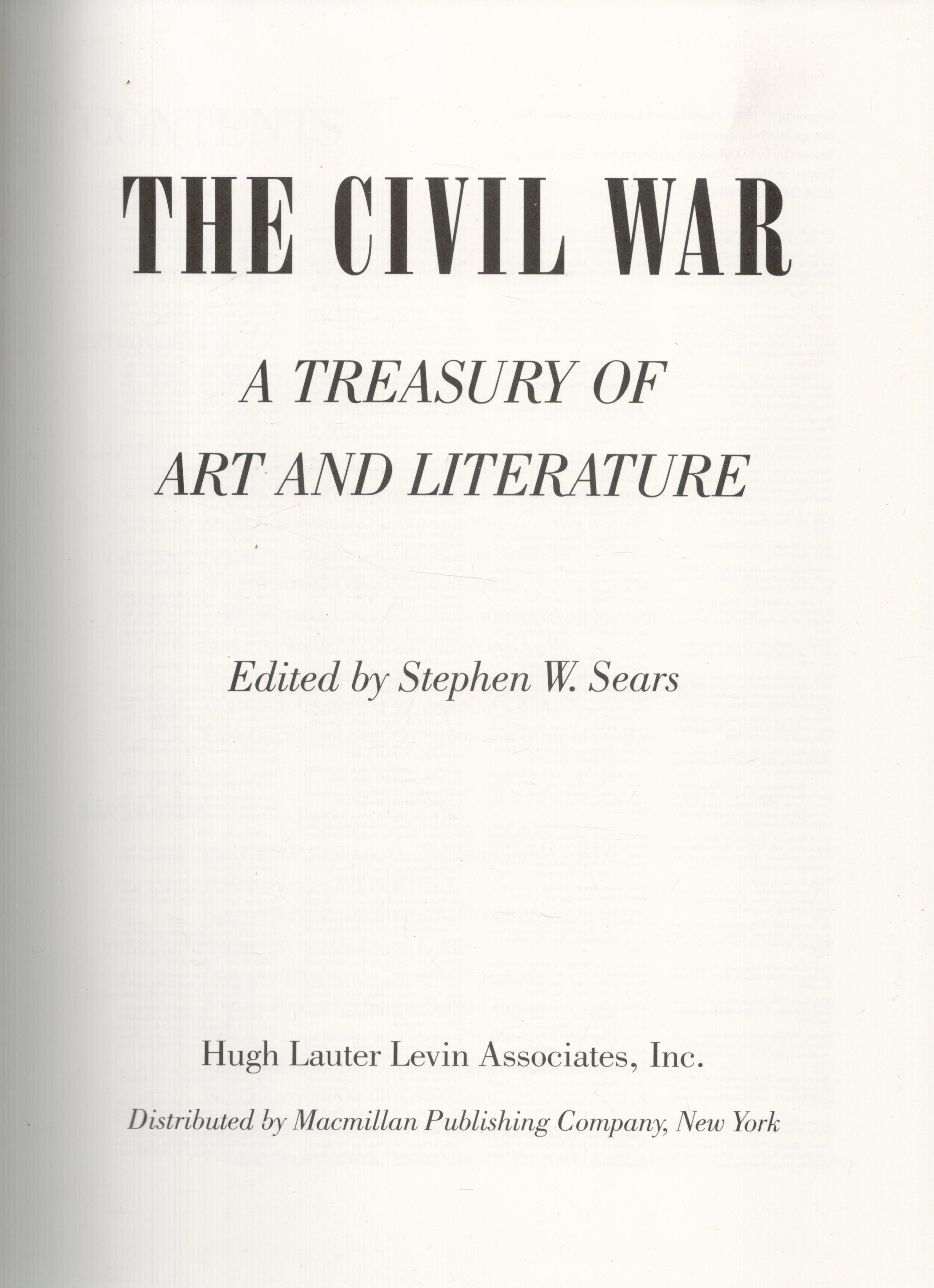 The Civil War - A Treasury of Art and Literature Edited by Stephen W Sears 1992 First Edition - Image 2 of 3