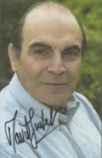 David Suchet signed 6x4 colour photo. Sir David Courtney Suchet CBE (born 2 May 1946) is an