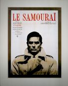 Le Samourai French Language Colour Magazine Cutting, attached to Board, Further attached to Card.