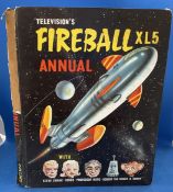 Televisions Fireball XL5 Annual Published in 1963. Cost 8s 6d. Showing Signs of Age. Good condition.