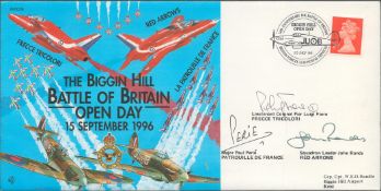 Lt Col Pier Luigi Fiore, Major Paul Perie and Sqn Ldr John Rands Signed Biggin Hill Battle of