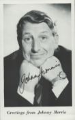 Johnny Morris signed 6x4 black and white photo live signature on reverse. Good condition. All