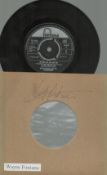 Wayne Fontana signed record sleeve includes Fontana 45 rpm UM! UM! UM! by Wayne Fontana and the