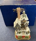 David Winter The Original Miniature Cottages. Premier Edition. The Scrooge Family Home 1993. No