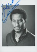 Clint Dyer signed 7x5 black and white photo. Clint has acted in film, TV and theatre, starring in