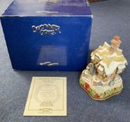 David Winter Cottages Special edition Christmas 1995. Miss Belle's Cottage. With original box and