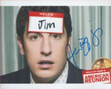 Jason Biggs signed American Pie 10x8 colour photo. Good condition. All autographs come with a