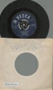 Brian Poole signed record sleeve includes Decca 45rpm vinyl Do you Love Me by Brian Poole and the