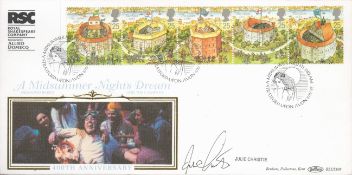 Actress Julie Christie signed 1995 Benham Shakespeare RSC official FDC BLCS108. Good condition.