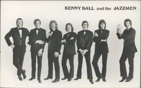 Kenny Ball And His Jazzmen vintage 6x4 promo black and white photo. This photo. Good condition.