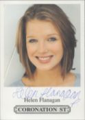 Helen Flanagan signed 6x4 colour Coronation Street promo photo. Helen Flanagan (born 7 August