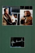 Home Alone's DAD John Heard Signed Signature Piece With Colour Home Alone Photo, Mounted to an