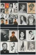 Entertainment collection 17 assorted signed black and white photos names include Rick Wakeman,