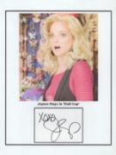 Jayma Mays signed 11x8 colour photo. Mays is an American actress. She is known for playing Emma