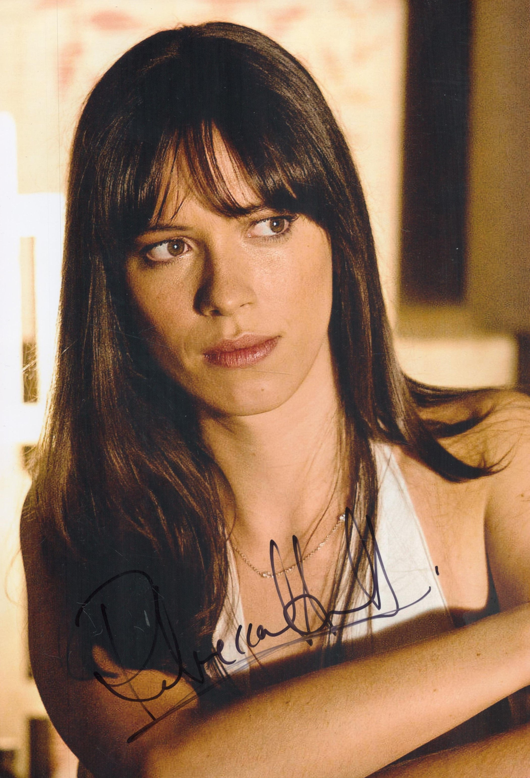 Rebecca Hill signed 12x8 colour photo. Good condition. All autographs come with a Certificate of.