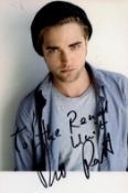 Robert Pattinson Signed 6x4 inch colour Photo. Good condition. All autographs come with a