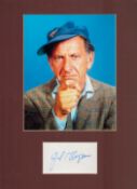 Jack Klugman 16x12 overall mounted signature piece includes signed album page and colour photo. Good