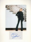 Diane Keaton 16x12 overall mounted signature piece includes signed album page and colour photo. Good