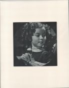 Shirley Temple Black signed 14x11 mounted black and white photo dated 1977. Good condition. All