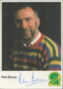 Ken Bruce signed 6x4 BBC Radio 2 colour promo photo. Kenneth Robertson Bruce (born 2 February