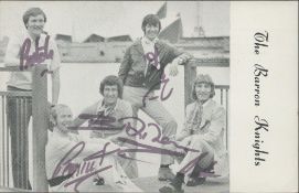 The Barron Knights multisigned 6x4 vintage promo photo. The Barron Knights are a British humorous