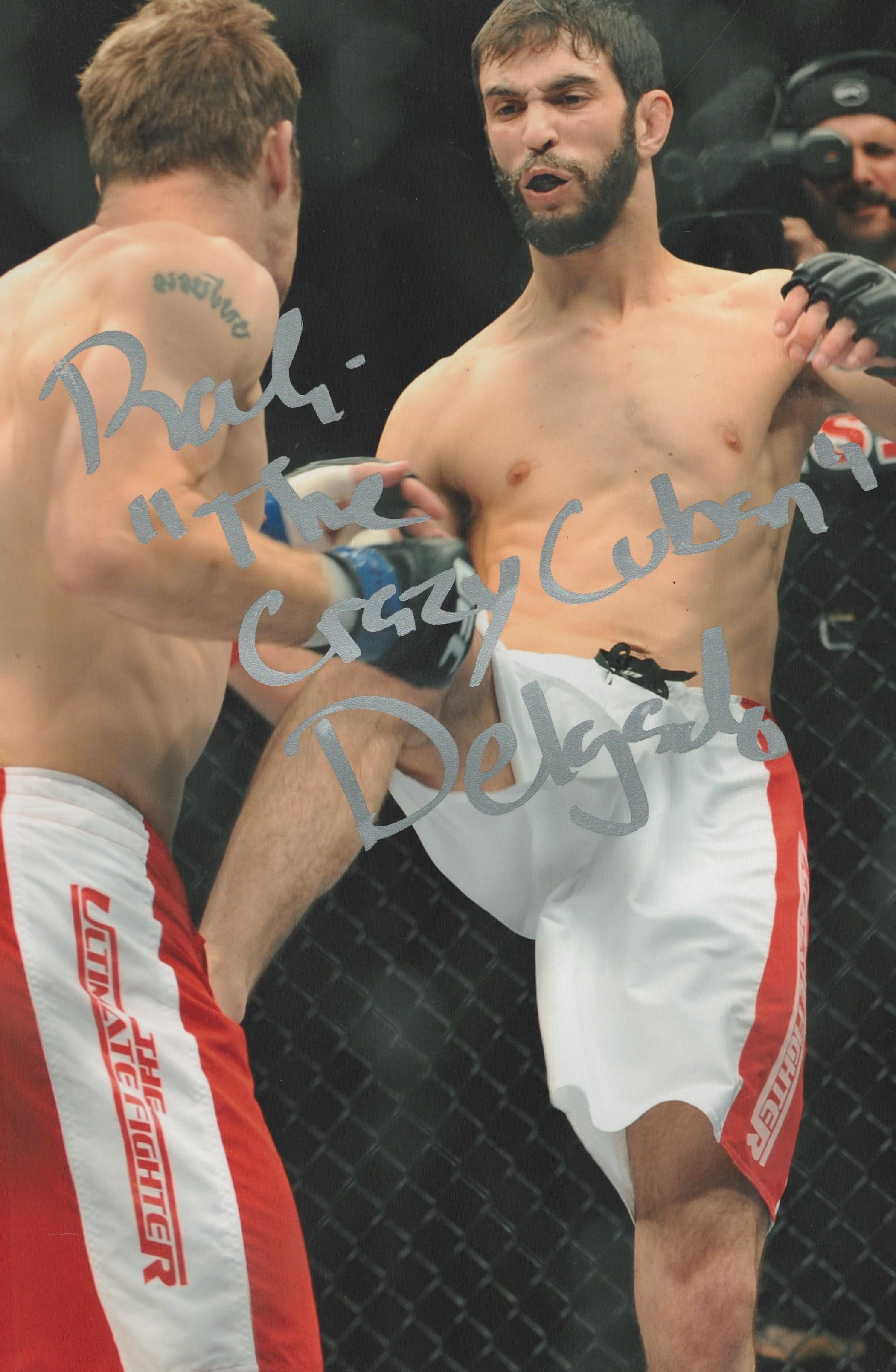Rolando Delgado signed 12x8 colour photo. Delgado is an American mixed martial arts trainer and a