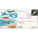 Jimmy Harrison OBE Signed Avro 707 First Flight 4th September 1949 FDC. Stamped Signature of Roy