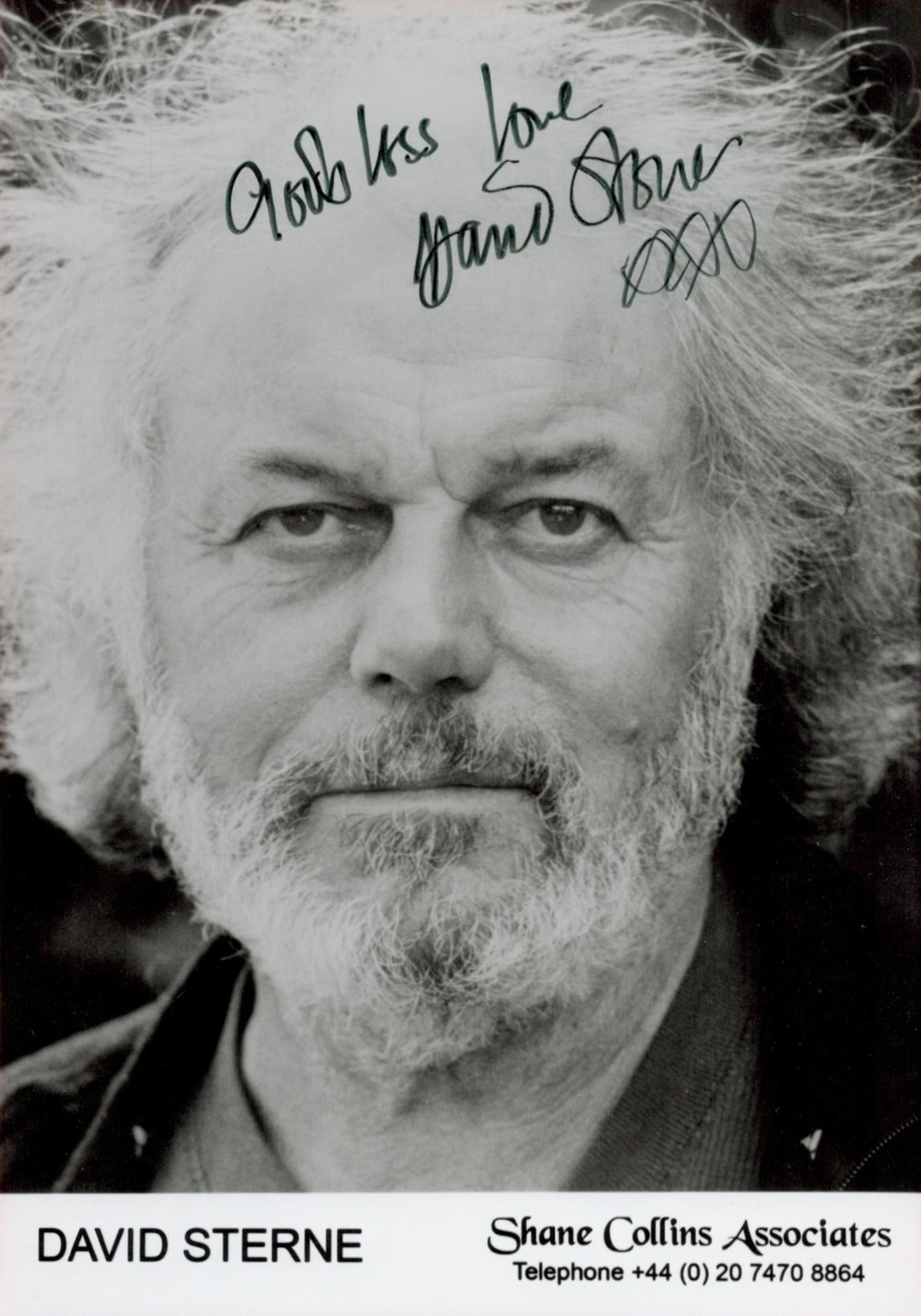English Actor David Sterne Signed 6x4 inch Black and White Photo. Good condition. All autographs
