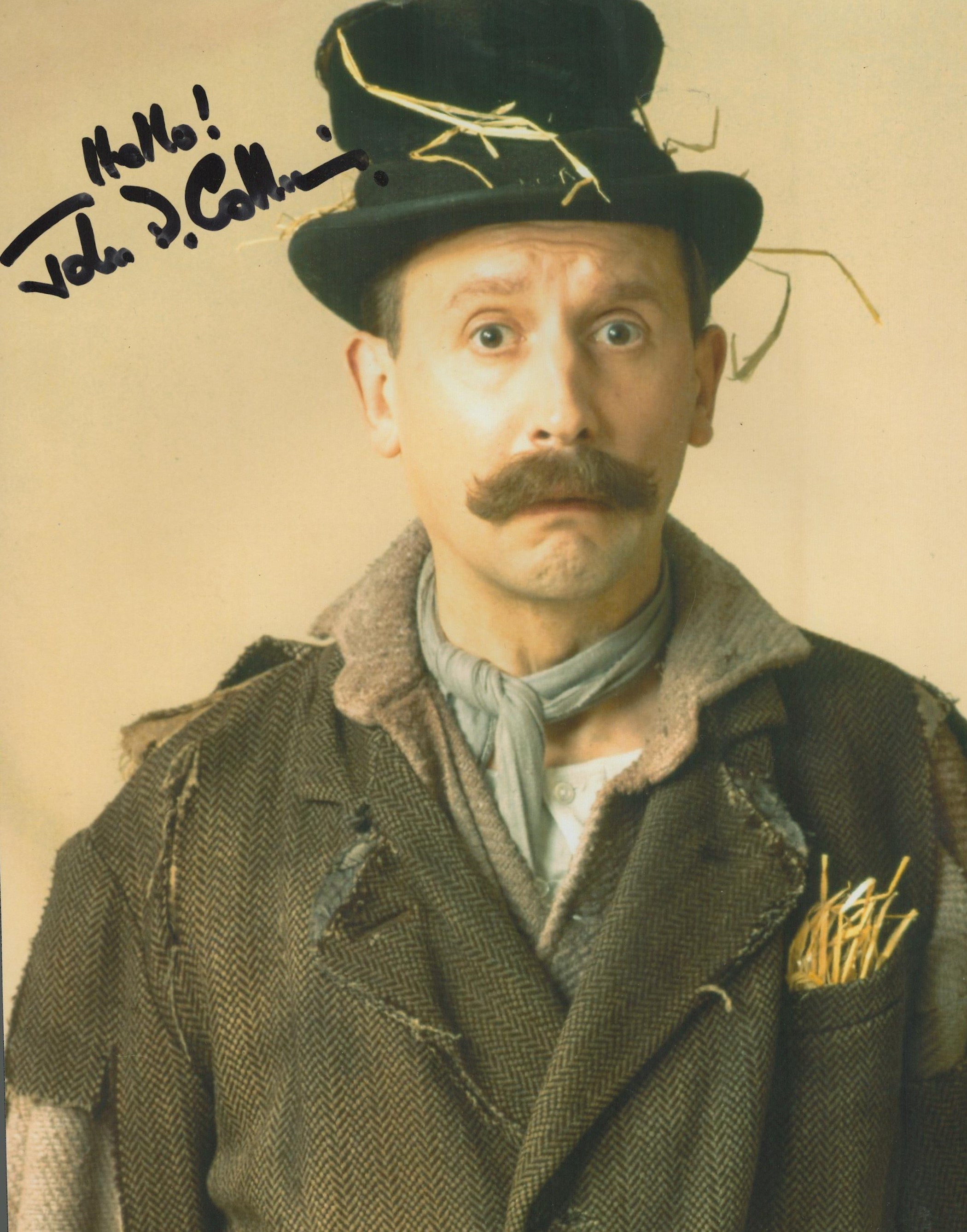 John D. Collins signed 10x8 colour photo. Collins, is a British actor and narrator, perhaps best