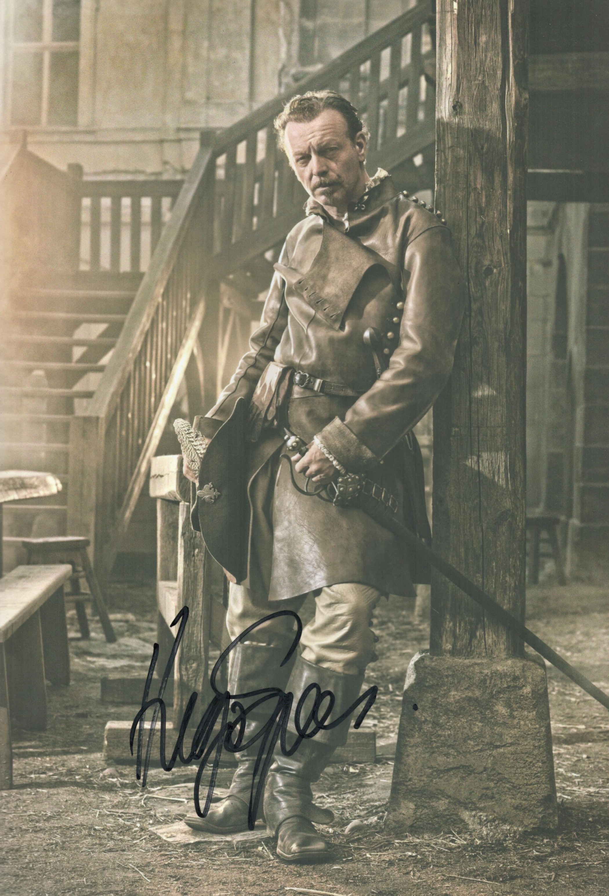 Hugo Speer signed 10x8 colour photo. Good condition. All autographs come with a Certificate of