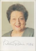 Betty Driver signed 6x4 colour photo. Elizabeth Mary Driver, MBE (20 May 1920 - 15 October 2011) was