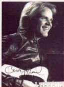 American Pop Singer Brian Hyland Signed 6x4 inch Black and White Printed Photo. Good condition.