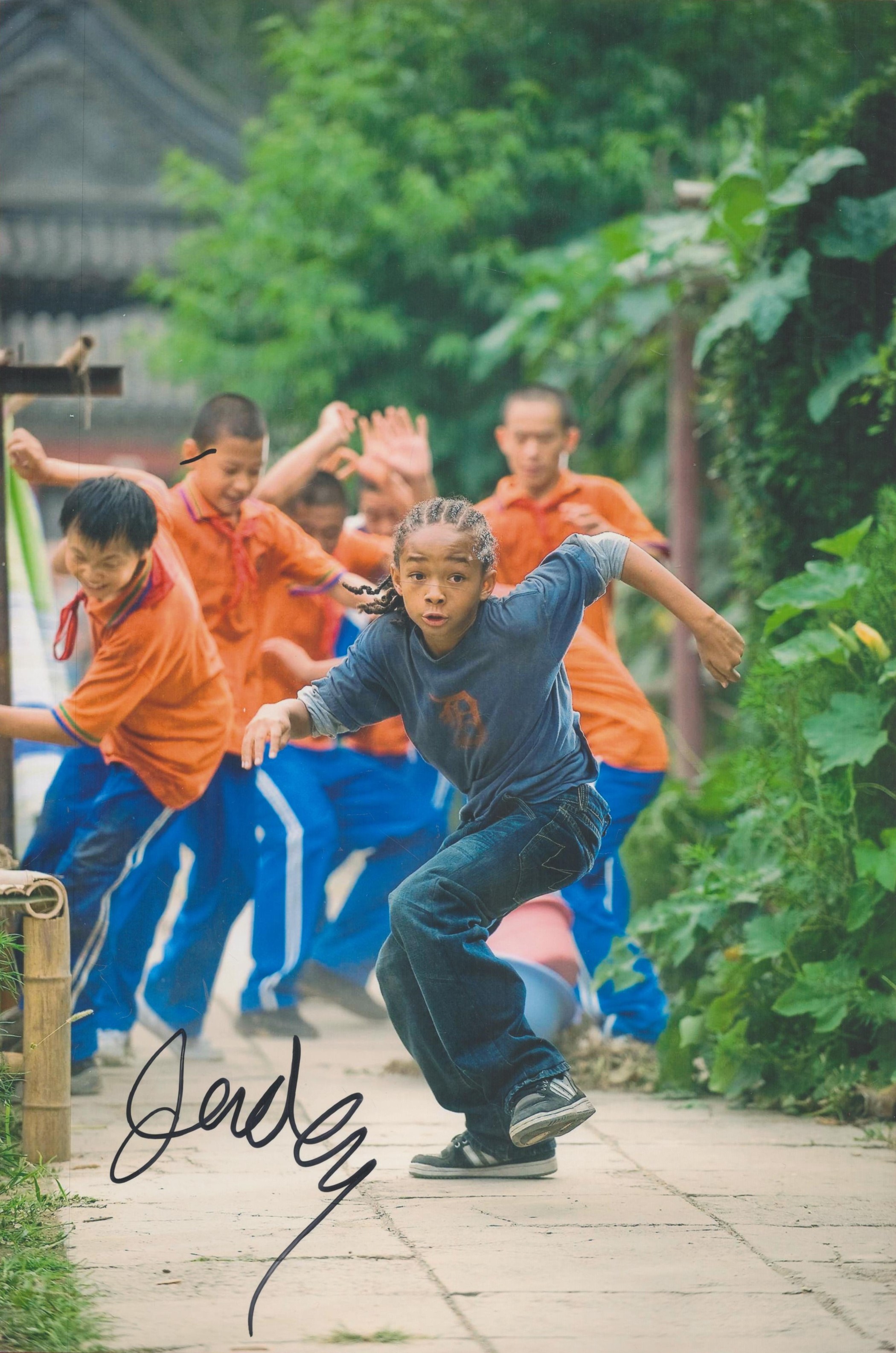 Jaden Smith signed Karate Kid 12x8 colour photo. Good condition. All autographs come with a