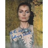 Catherine Schell signed 10x8 colour photo. Schell is a Hungarian-born actress who came to prominence